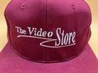 Vintage The Quest Movie Promo Maroon Snapback Hat 1996 The Video Store