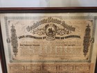 Framed   1864 Confederate Civil War  1000 Bond - Third Series 29  X 18 