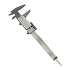 6      150mm Vernier Caliper Hardened Stainless Steel Precision Measuring Tool