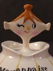 Vintage 1959 Holt Howard Pixieware Mayonnaise With Spoon Condiment Jar Server