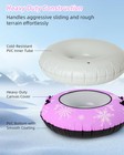 Swrordawn 42  Heavy Duty Snow Tube 1 Pack With Canvas Cover For Adults  Infla   