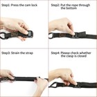 6 Pcs Premium Lashing Strap Short 1 X 6 Ft Cam Buckle Tie Down Straps With Hook
