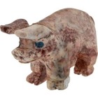 Barn Pig Peruvian Dolomite Spirit Animal  Pocket Totem  Worry Comfort Stone 