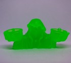 Glow In The Dark Green Ghost Tea Light Candle Holder Halloween Decor