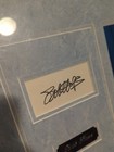 Bob Hope Signed Card  Photo  Matted   Framed  