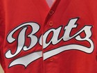 Louisville Bats Milb Baseball Jersey Size Adult Small Red Ot Sports Sewn Vgc