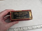 Vintage Fidel Association Of New York City Advertising Metal Coin Bank