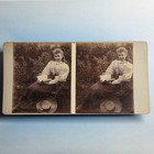 Truro Cornwall Stereoview C1900 Real Photo Elegant Victorian Girl Vicar Daughter