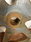 Antique 14  Cast Iron Gear Vintage Sprocket Steampunk Industrial Cog Fly Wheel