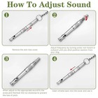 Dog Training Whistle Ultrasonic Adjustable High Pitch Call Recall Stop Barking