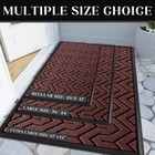 Front Door Mat Outside Entrance  47x32 Waterproof Outdoor Indoor Welcome Mats   