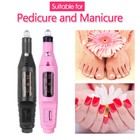 Electric Nail Drill File Acrylic Manicure Pedicure Portable Machine Salon Bits
