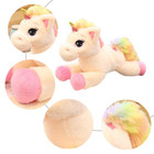 Yonly 40 Cm Pink Rainbow Unicorn With Star Stuffed Animal Cute Soft Plush Toy