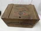 Vintage Anheuser Busch Budweiser Centennial Beer Crate Advertising Wooden Box