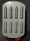Wilton  Witch Fingers Cake Pan Mold 8 Cavity Dark Non Stick Halloween Euc