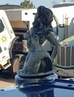 Mermaid Hood Ornament Siren Rust Proof Resin Big Rig Rat Rod