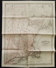 1875 Antique Railroad Guide Timetables W Foldout Map Maps Ads Steamers Rr