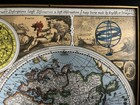 Historic Map  A New And Accurate Map Of The World 1651  John Speed  Vintage Art