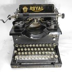Royal 10 Typewriter C 1919 X291614 Dual Glass Panels Antique Parts restoration