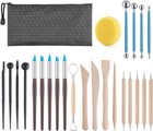 Clay Tools Kit  25 Pcs Ceramics Polymer Clay Sculpting Modeling Pottery Tools   