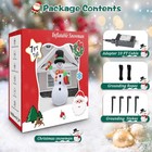 Funfanso 7 Ft Christmas Inflatable Snowman Outdoor Decoration  Giant Blow