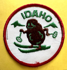 Vintage Ski Patch   Skiing Idaho Potato - Spud Iron On Shoulder Patch New