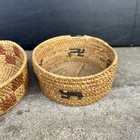 Antique Vintage Antique Native American Pima Hand Woven Basket Western  2 