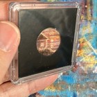 Original Painting Sunset Oil Ocean Cottage Penny Art Miniature Coin Artettina