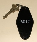 Vtg Original - Frontier Hotel - Las Vegas Nevada - Key Fob And Key  6017  s 