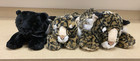 Lot Of 3 Animal Alley Leopard Panther Wild Cat Plush