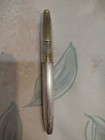 Sheaffer Legacy Sterling Silver Cap   Barrel  Gold Accents Roller Ball Pen Usa  