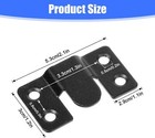 Flush Mount Bracket 4 Pairs Hanging Buckle Clips Headboard Wall Mounting Bracket