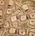One Dollar Note  1 Silver Certificate Bill Blue Seal Currency