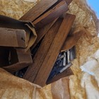 Vintage Tabletop Platen Letterpress Printing Press With Lead Type   Furniture