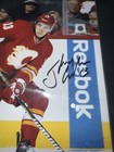 Signed Johnny Gaudreau Calgary Flames Framed  see Description 