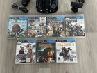 Playstation Move Ps3 Bundle - 2 Motion Controllers  Nav  Charger  7 Games   Cam