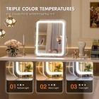 Vanity Mirror With Lights  10  X 12  Led Makeup Mirror  3 Modes Light  Smart    