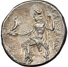 Alexander The Great Drachm Ngc Au Ancient Greek Silver Coin 323bc