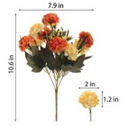 1 2 4bundles Artificial Hydrangea Fake Flowers Real Touch Bridal Bouquet Flowers
