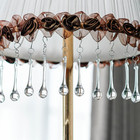 20pcs Glass Raindrop Ornaments Glass Teardrop Hanging Ornaments Clear