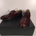 Johnston   Murphy Aristocraft Mens Wing Tip Brogue Shoes Sz 8 5 Trampoline Brown