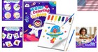 Mess-free Watercolor Painting Set For Toddlers - Ages 4-8  20 Sheets Included