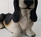 Basset Hound Dog Figurine Europe Hand Painted Made In Italy Dipinto A Mano 