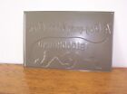 Vintage Bloodhound Chewing Tobacco Embossed Metal Sign