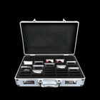  Aluminum Frame Storage Box  Case With Lock For 50 Pcgs Ngc Coin Holders Slabs