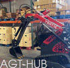 Agt Backhoe Bucket  Single Arm Attachment For Mini Skid Steer Loader M-drg