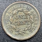 1852 Braided Hair Large Cent 1c Better Grade Details Coin