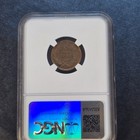 1863 Civil War Token Our Little Monitor Ngc  Ms 64 Amazong Color   
