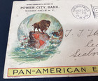 Us Postal Cover 1900 Pan-american Exposition Cachet Niagara Falls ny Flag Cancel