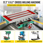 Compound Milling Machine Work Table 2 Axis Cross Slide Bench Drill Vise Fixture